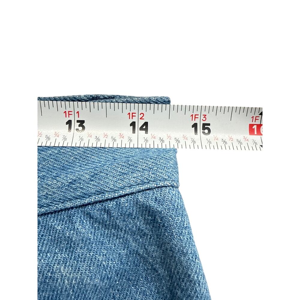 Lisa Says Gah Wide Leg Jeans in Mid Blue Size 29 - AS IS - Picture 3 of 8
